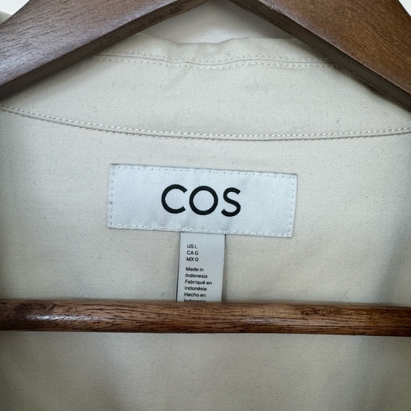 COS half zip cotton jacket - Picture 2 of 4
